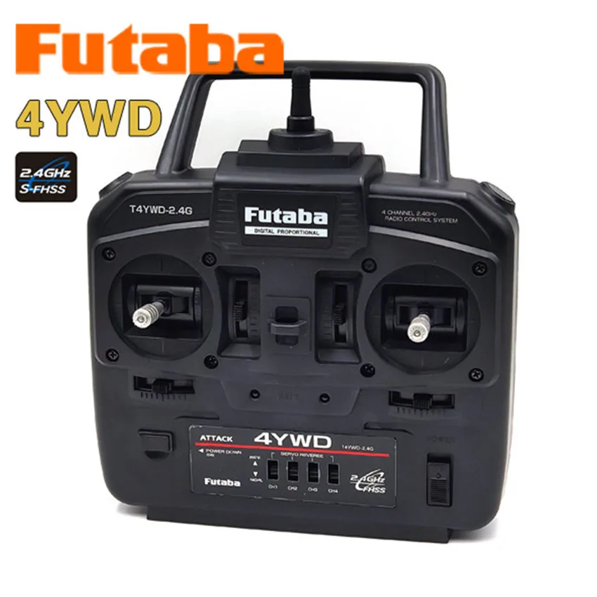 

Futaba 4YWD 2,4G 4-канальный пульт дистанционного управления для радиоуправляемого автомобиля, внедорожника, радиоуправляемые игрушки