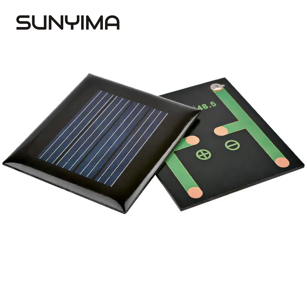 SUNYIMA 2 шт. Мини Портативный Painel солнечные панели Китай зарядное устройство в 50мА 42