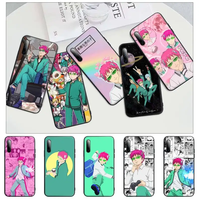 

Popolar The Disastrous Life Of Saiki K Black Rubber Phone Cover Case For Redmi S2 4X 5 5A Plus 6 6A 7 7A 8 8A 9 9A