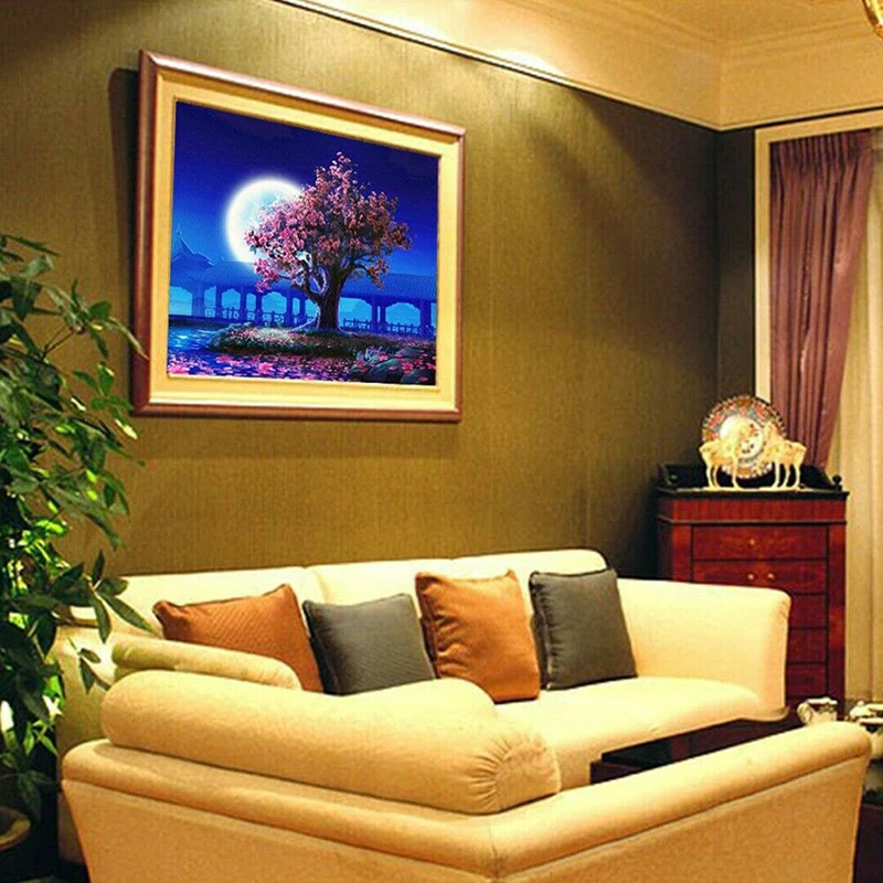 

DIY Oil Painting Kit Paint By Numbers For Adult & Kids Beginners Frameless For Home hotel Wall Decoration