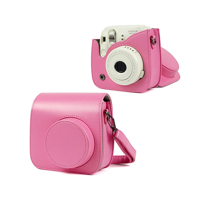 Кожаный чехол на плечо для камеры Fujifilm Instax Mini 9 mini 8 +|Плёночные и моментальные