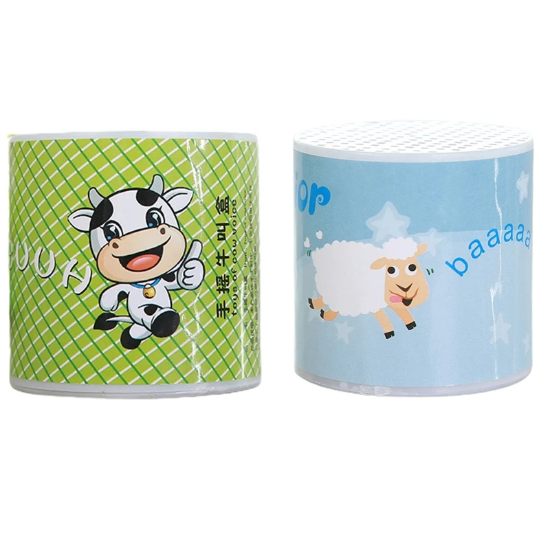 

Magic Funny Special Effects Upside Down Sound Box Toy Accessories Cylinder Music Box Cow Called Sheep Call Sound Tube Toy