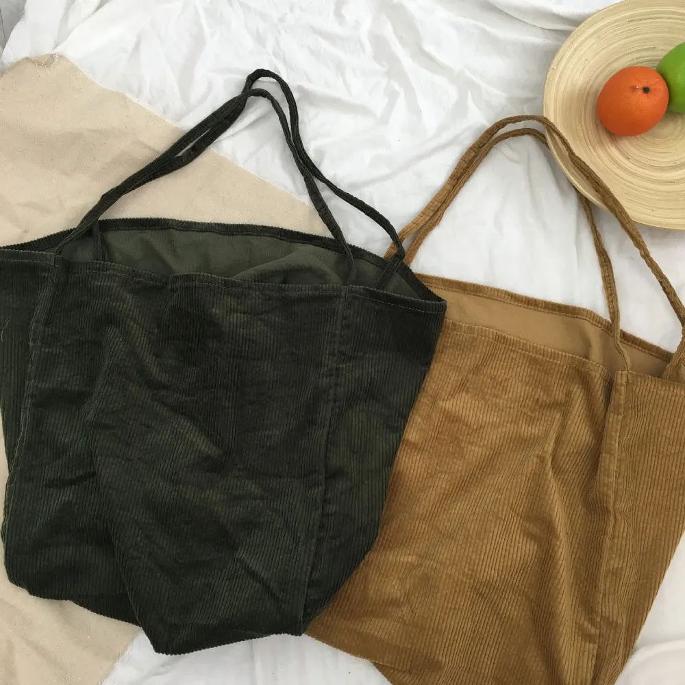 Недорогая винтажная сумка для девочек Вельветовая на плечо от производителя