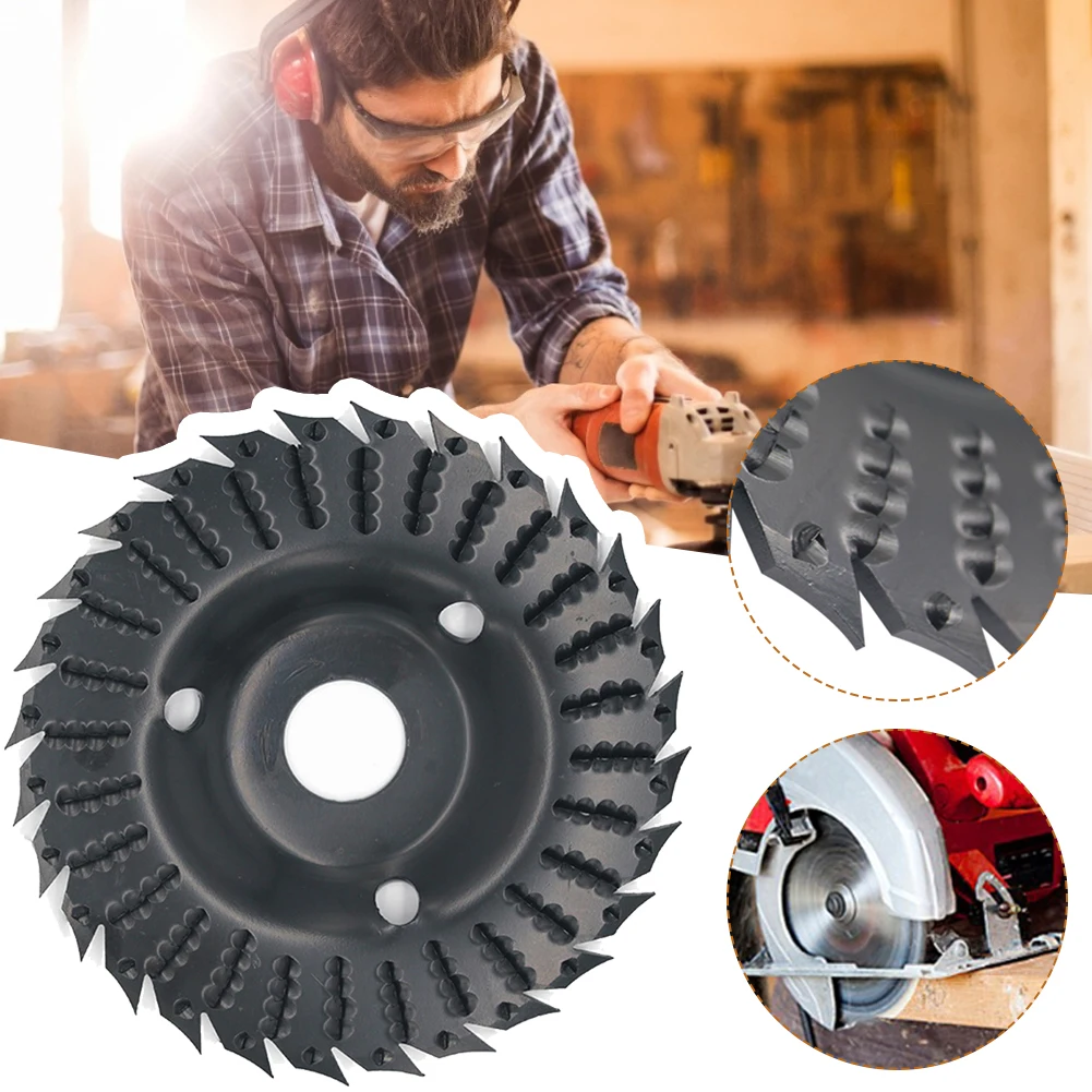 

Angle Grinder Wood Grinding Disc Wood Shaping Wheel Abrasive Disc 28 Teeth Woodworking Tool For Sanding Carving Polishing
