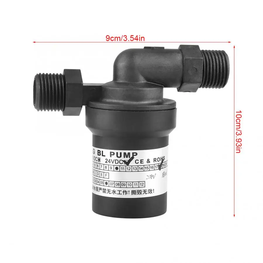 Насос для горячей воды 24 В 18 Вт солнечного водонагревателя насос с циркуляцией