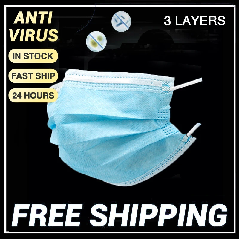 Антивирусные Одноразовые респираторы маски для лица парикмахерских стилистов