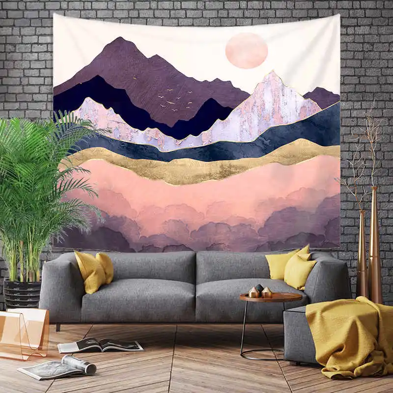 

Japanese blanket big tapestry whale arowana dragon phoenix totem wall hanging bohemian bed blanket home decor tapestry GT40