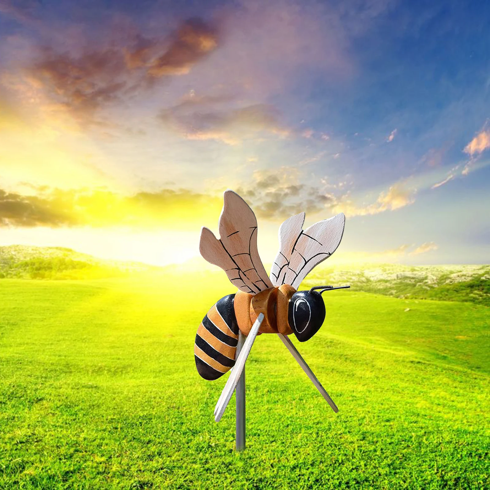 

Деревянная садовая ветровая Спиннер, планшетовая скульптура, 25 см