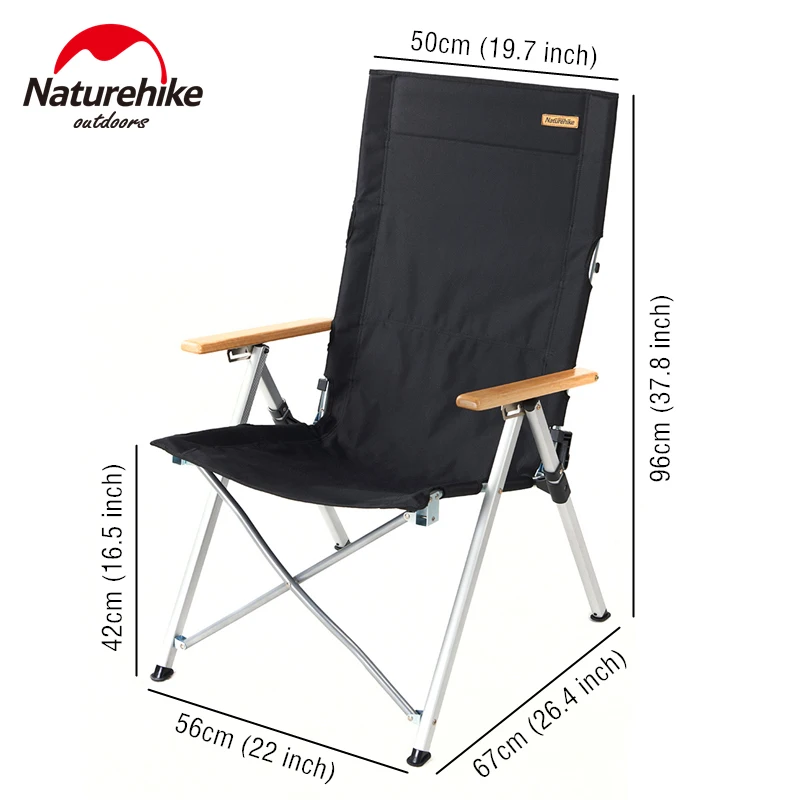 Naturehike стул кемпинг складной уличный деревянный природа поход лагерь кресло NH