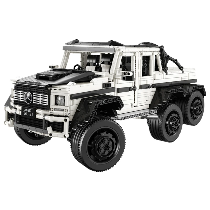 AMG G63 двигатель RC масштаб 1:8 BEnz 6X6 совместимый Technic MOC строительные lepinbricks блоки кирпичи обучающая модель игрушки подарки