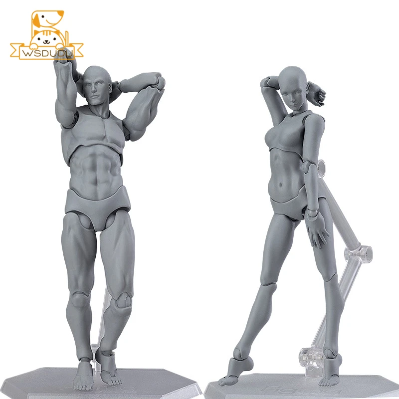 Шарнирные куклы Figma He She с подвижным телом экшн игрушки для рисования аниме модель