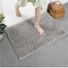 Large Size Chenille Bathroom Mat Bath Carpest Bathtub Bed Side Feet Pad Toilet Floor Rugs Kitchen Doormat Non-slip Solid Color Large Size Chenille Bathroom Mat Bath Carpest Bathtub Bed Side Feet Pad Toilet Floor Rugs Kitchen Doormat Non-slip Solid Color