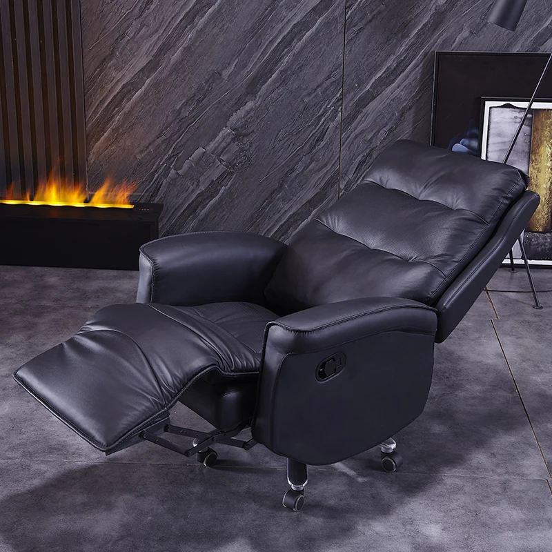 Высококачественное офисное кресло Boss из натуральной кожи удобное откидное