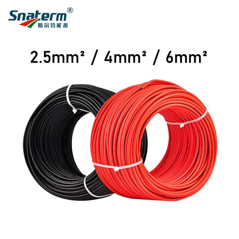 Фотогальванический кабель 14AWG 12AWG 10AWG 8AWG солнечной энергии провод/TUV для