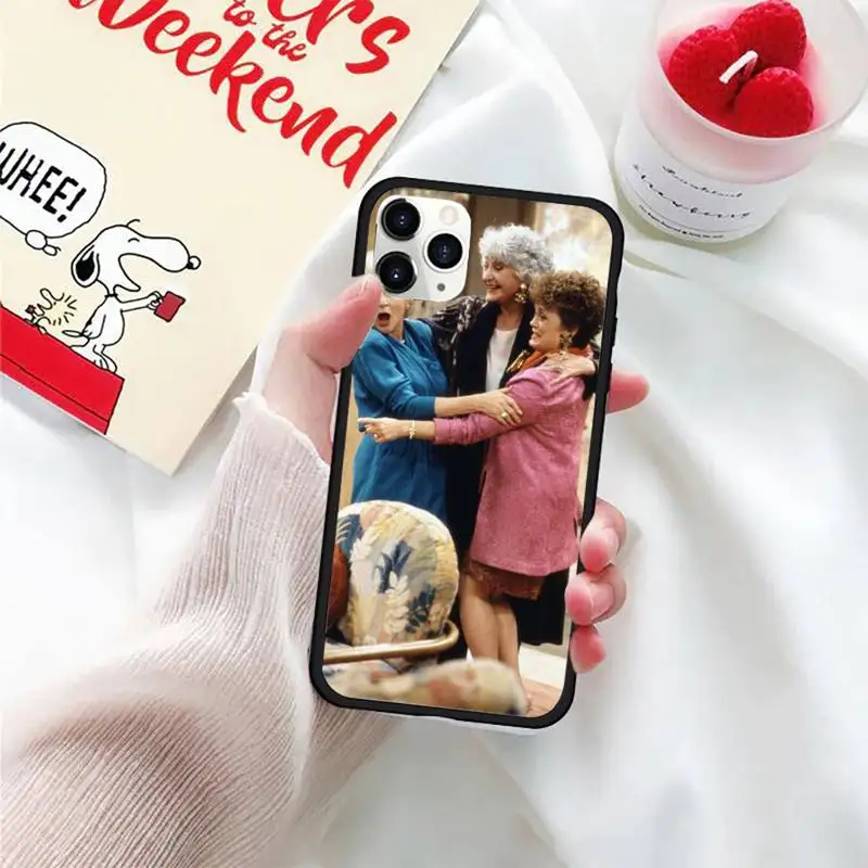 

TV The Golden Girls Phone Case For iphone 5S 6S 7 8 11 12 XR XS SE Plus Pro ProMax Cover Fundas Coque