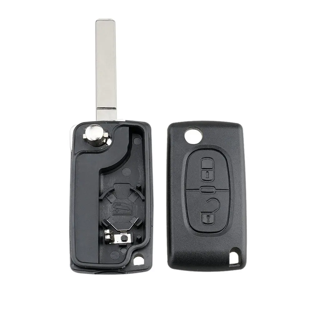 

01A Fits Citroen C3 Replacement 2 Button Remote Key Fob Shell Case Ce0536 Va2 Key Fob Case Shell Cover Key Protector