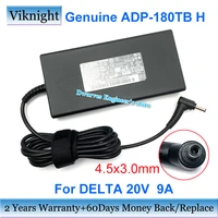 Genuine DELTA 20V ADP-180TB Adapter For MSI Gaming Laptop GF75 THIN 10UEK-068TW Charger 4 5x2 8mm