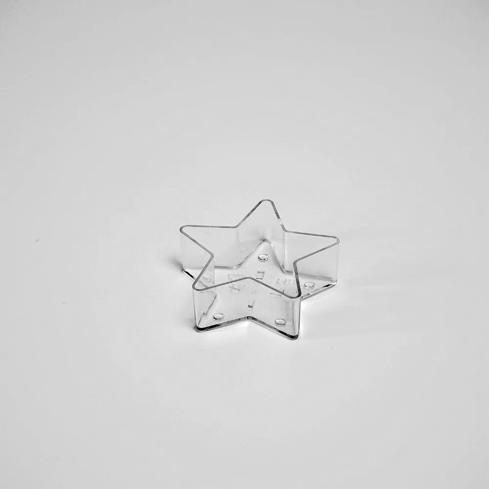 Рождественская звезда поликарбонатные DIY подсвечники 50 шт с фитилем для подсвечивания свечей