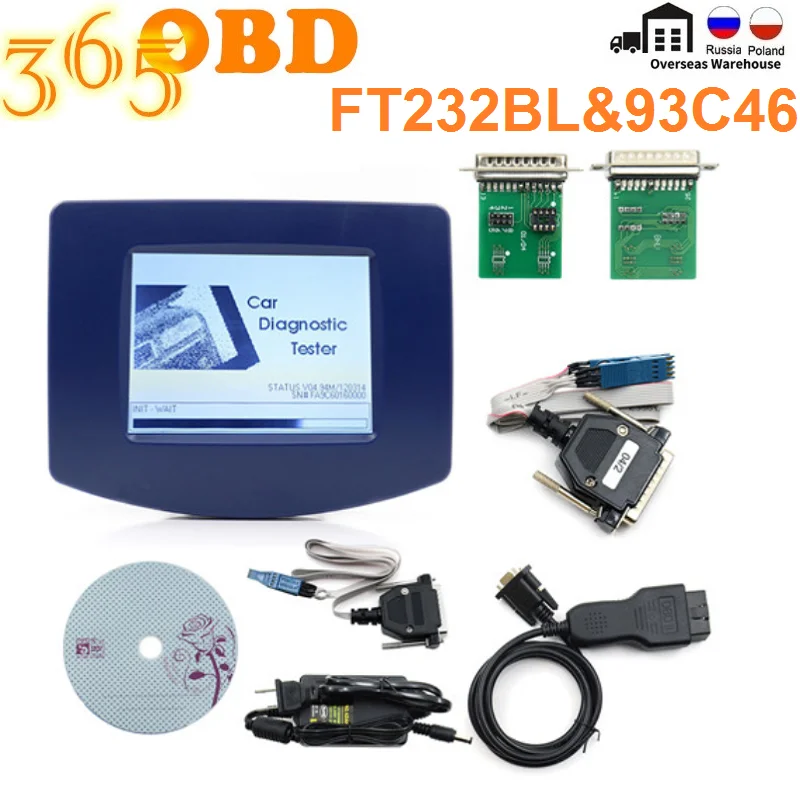 Новый программатор Digiprog 3 V4.94 с FTDI FT232RL &amp 93C46 III OBD-кабелем ST01 ST04 Digiprog3 OBD-версией |