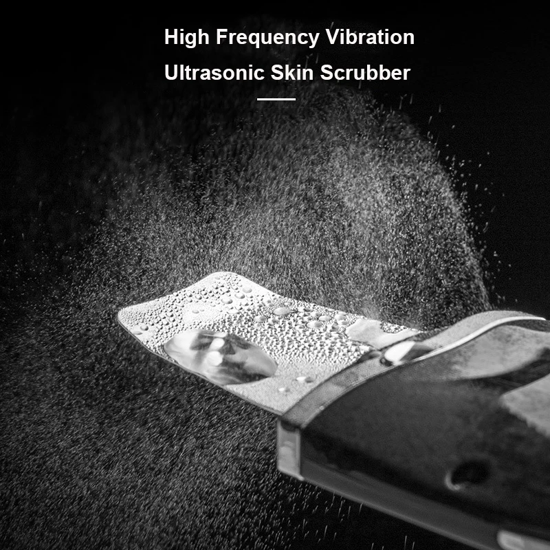 Ультразвуковой ионный скребок для глубокой очистки кожи очиститель пор пилинг