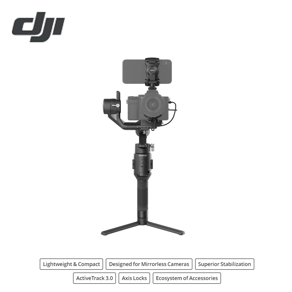 DJI Ronin-SC / Pro комбинированный 3-осевой Стабилизатор Для беззеркальных камер легкий