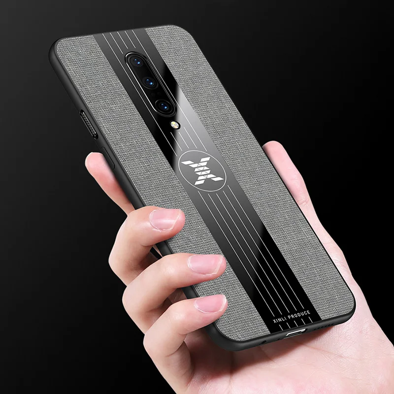 Xinli Cloth Phone Case For Oneplus 7 Pro 1+ 6 6T Cover Hard PC Soft TPU Edge Back Glass and Frame Cases |
