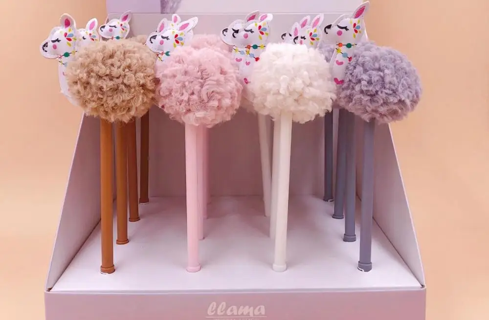 Новая креативная гелевая ручка с альпакой милая мультяшная нейтральная для