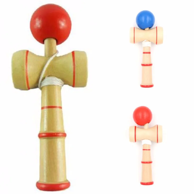 Дети Kendama координатный мяч японская традиционная деревянная игра мастерство