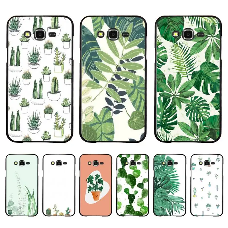 

Cartoon Plant Catus Phone Case For Samsung Galaxy J 4plus J6 J5 J72016 J7prime cover for J7Core J6plus
