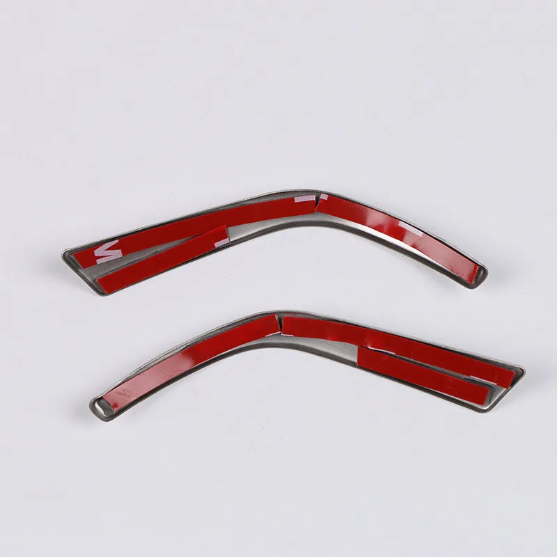 

For Toyota Camry XV70 2017 2018 2019 Stainless Steel Steering Wheel Button Trim Interior Accessories 2pcs