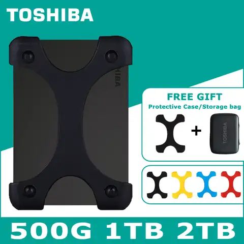 Внешний жесткий диск TOSHIBA 2.5 портативные жесткие диски HDD Externo 1 ТБ 2 ТБ USB 3,0