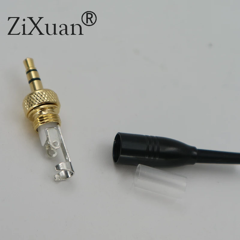 3 шт. DIY 3,5 мм 1/" черный металлический корпус для Pro sony Sennheiser микрофон запасная вилка адаптер стерео винт замок разъем