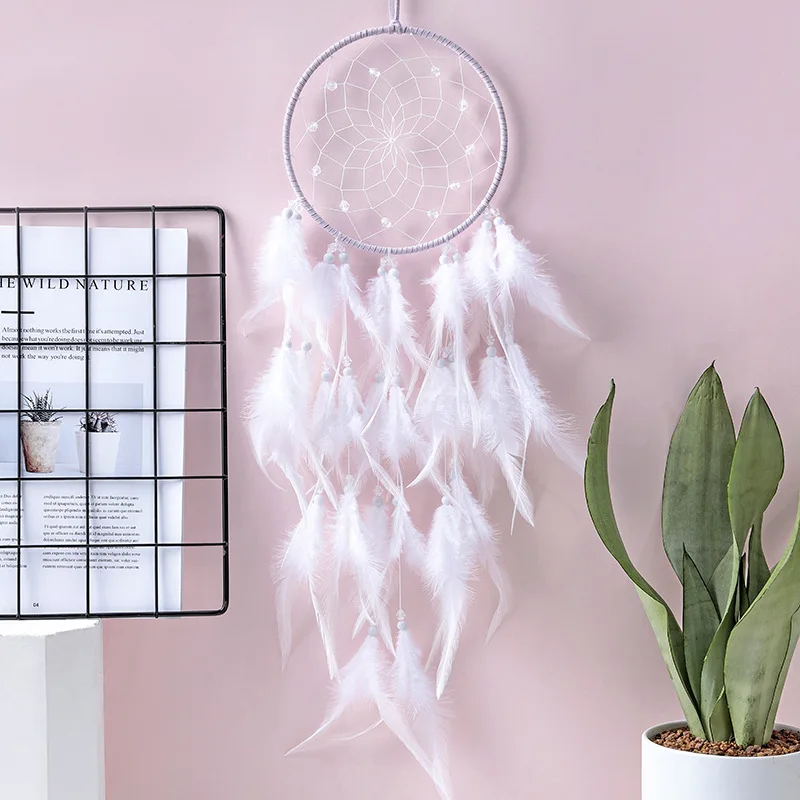 

Novel Dream Catcher LED Lights String Dreamcatcher Room Wind Chimes Best Balcony Wall Hanging Gift for Girls Home Decoration