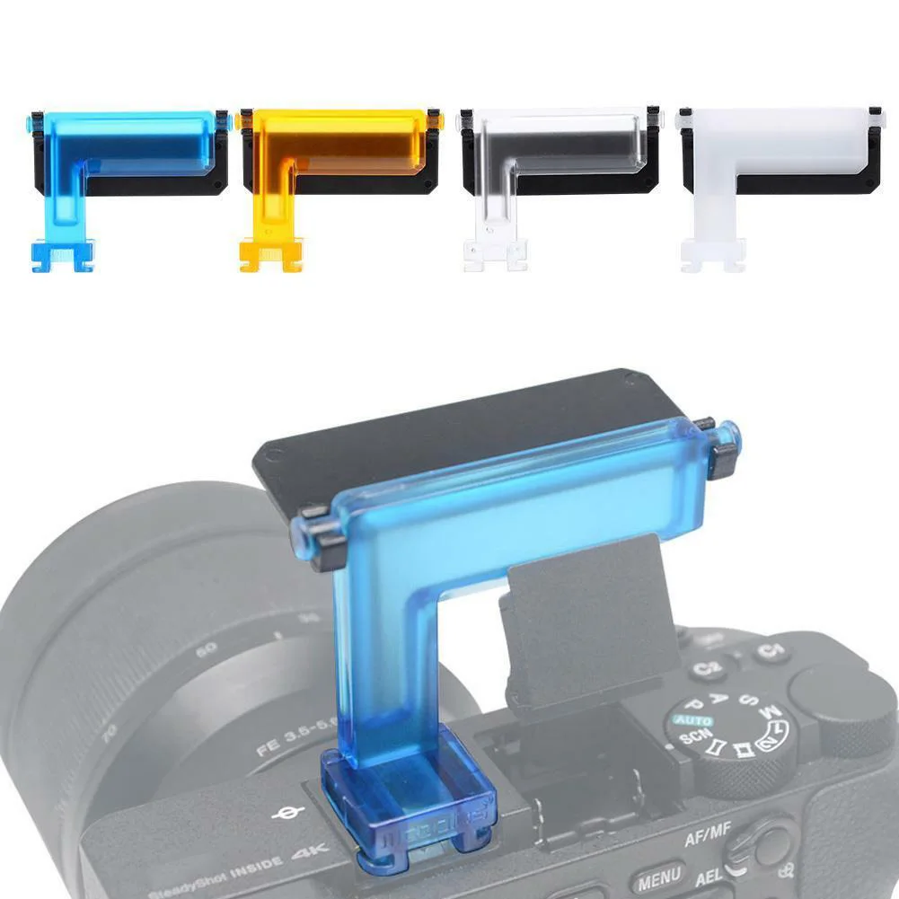 4 шт. Рассеиватель Вспышки отражатель для камеры Мини фотография комплект