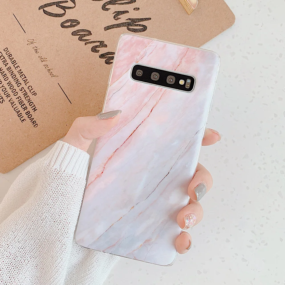LOVECOM винтажный мраморный чехол для телефона samsung Galaxy Note 10 Pro A51 A50 A70 A40 S10 S10e S8 S9 S7 Plus Мягкий IMD чехол-накладка