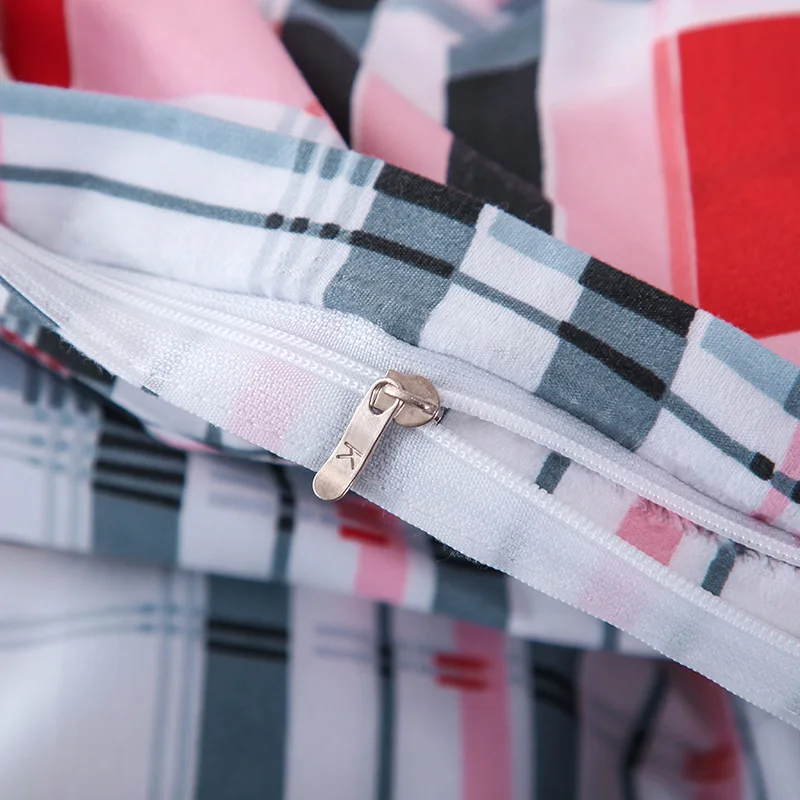 

Lattice Bedding Sets Bed Duvet Quilt Cover+Bed Sheet+Pillowcase Comforter Cover Bedding Set for Kids Adult