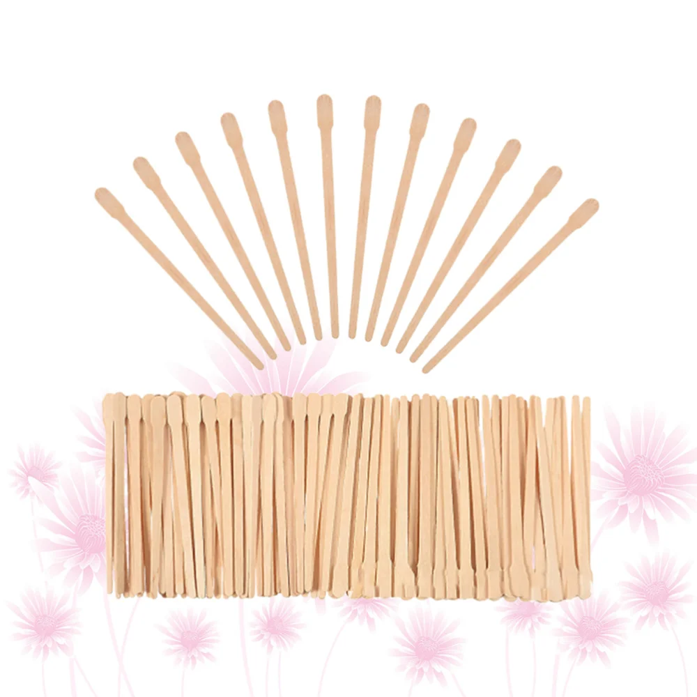 

1000Pcs Disposable Waxing Wooden Stick Wax Applicators Hair Removal Sticks