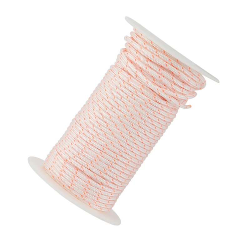 

50M 3Mm Nylon Pull Starter Rope Recoil Engine Start Cord for 430/520 Trimmer Cutter Chainsaws Lawn Mower Engine
