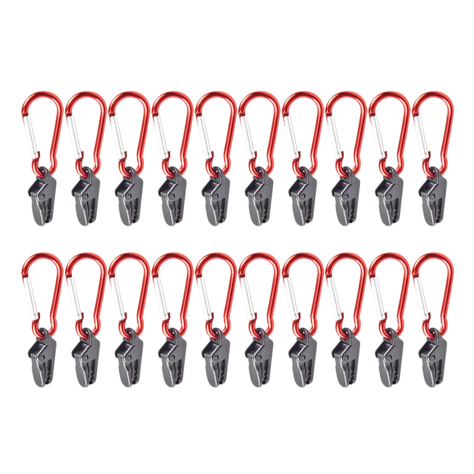 

5/10/20 шт. зажим для палатки с карабином аксессуары для палатки для кемпинга зажимы для палатки Пряжка искусственный фиксированный ветрозащи...