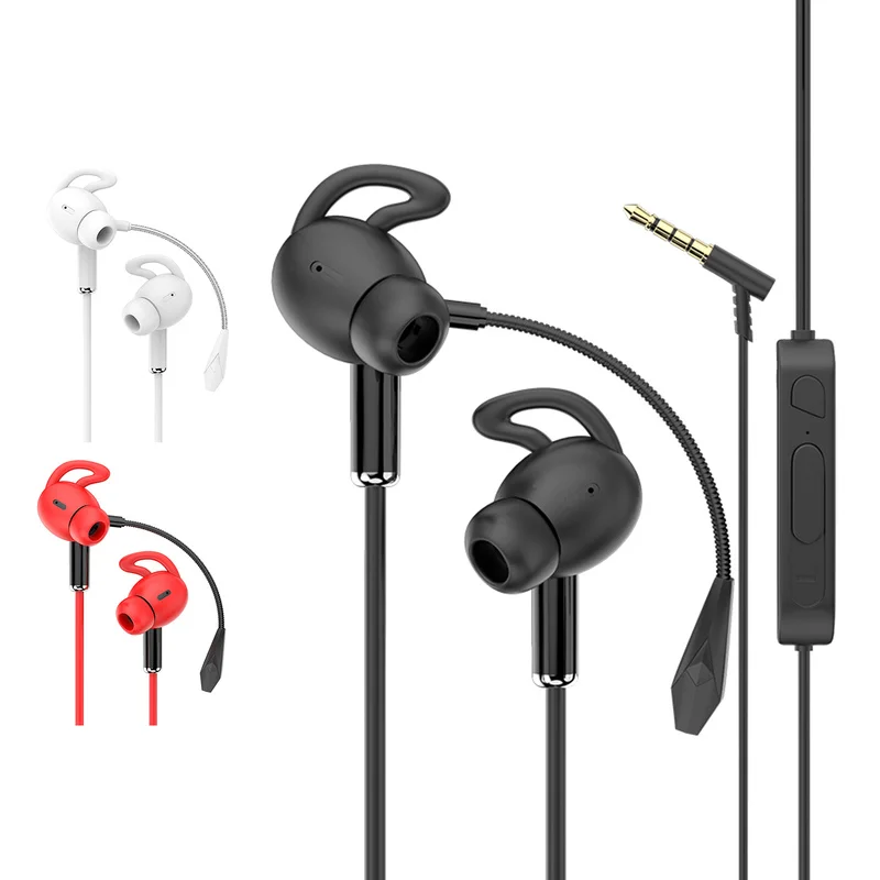 

Earphone Headsets 3.5mm Aux Jack in Ear Earbuds Noise Cancelling Earphones with Mic