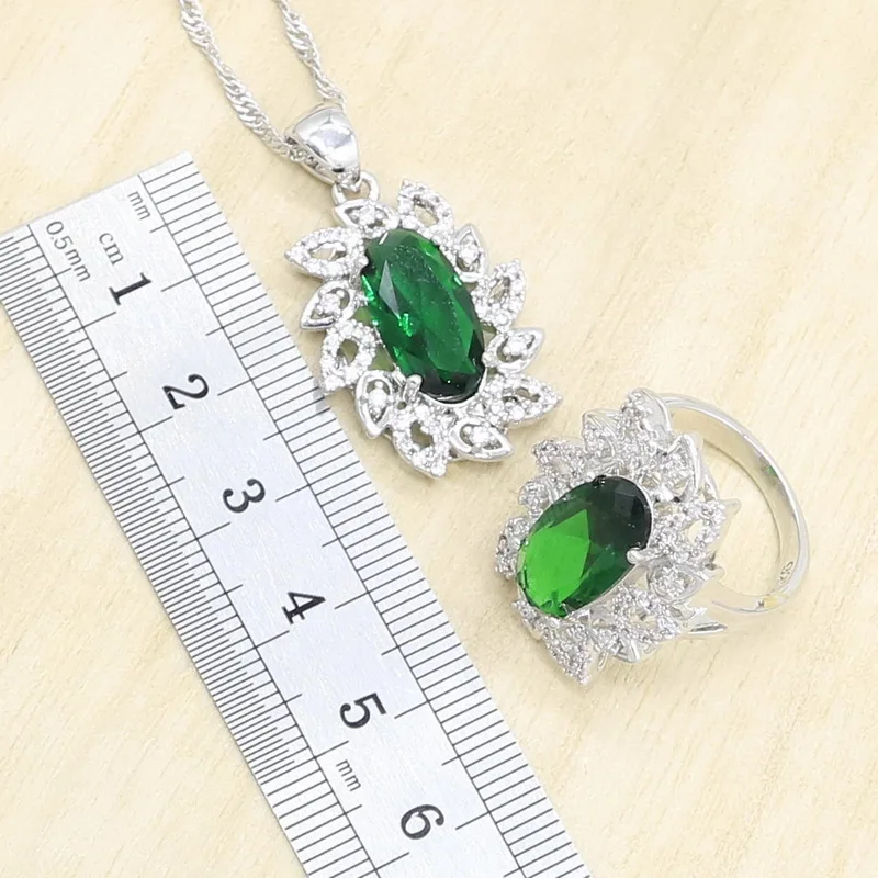 Набор украшений для женщин сережки ожерелье кольцо Подарочная коробка синий