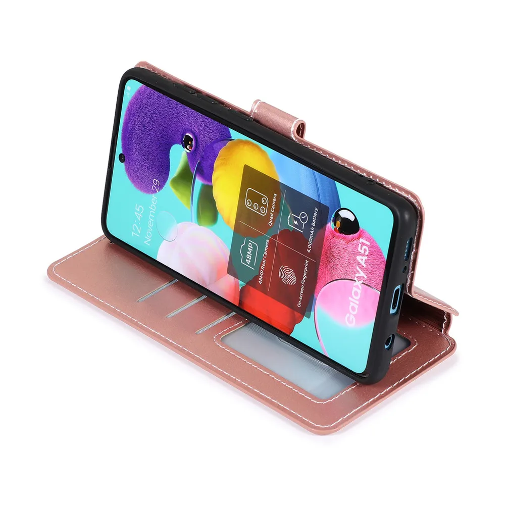 flip leather case for samsung galaxy a51 a71 a81 a91 a01 a11 a21 a31 a41 s20 ultra plus lite a10 a20 a30 a40 a50 a70 phone cover free global shipping