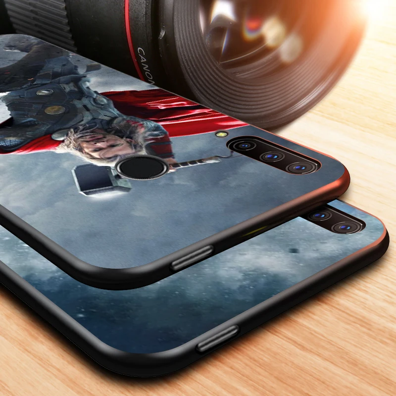 

Thor marvel hero for Huawei Honor 30 20 10 9S 9A 9C 9X 8X MAX 10 9 Lite 8A 7C 7A Pro Silicone Black Phone Case