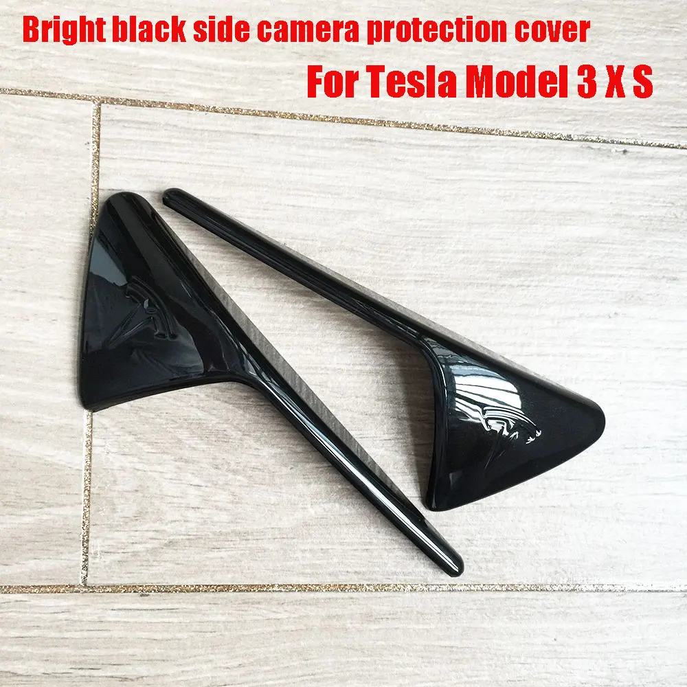 2 шт. защитный чехол из углеродного волокна для боковой камеры Tesla Model 3 Y X S 17-21 |