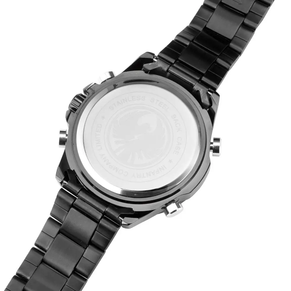 Часы наручные Мужские Аналоговые брендовые роскошные Цифровые светящиеся