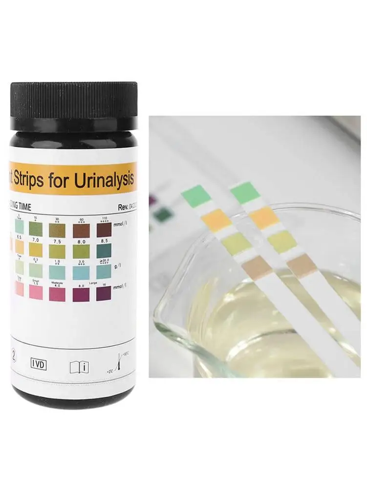 100 полосок для диагностики мочи реагенты полоски Тестирования Мочи лейкоцит