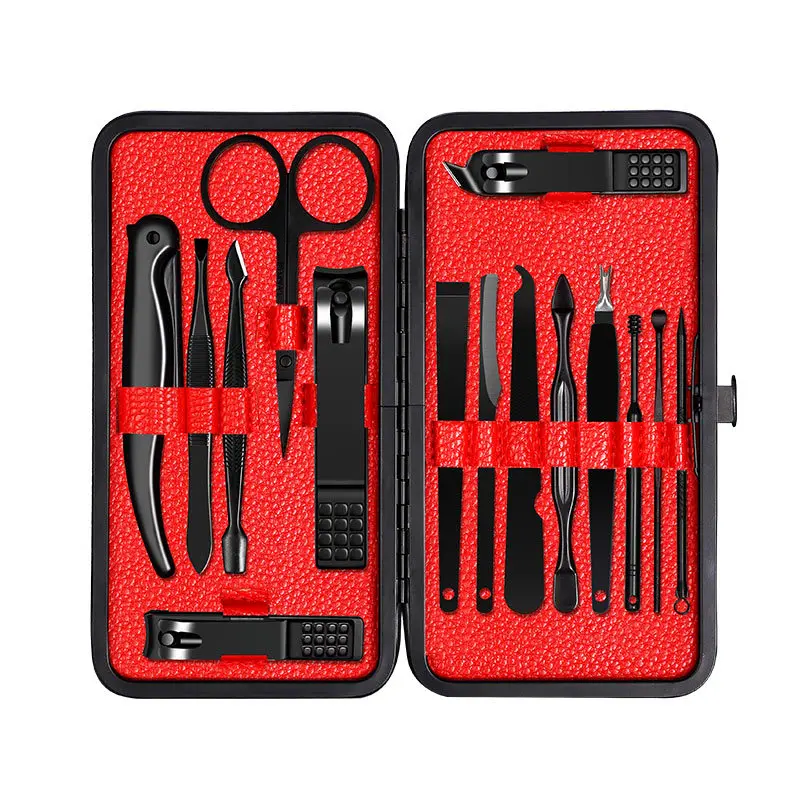 

Professional Nail Tools Sets Steel Nail Clippers Pedicure Kit High Quality Multifunctional Portable Manicure Cutter Nail Set