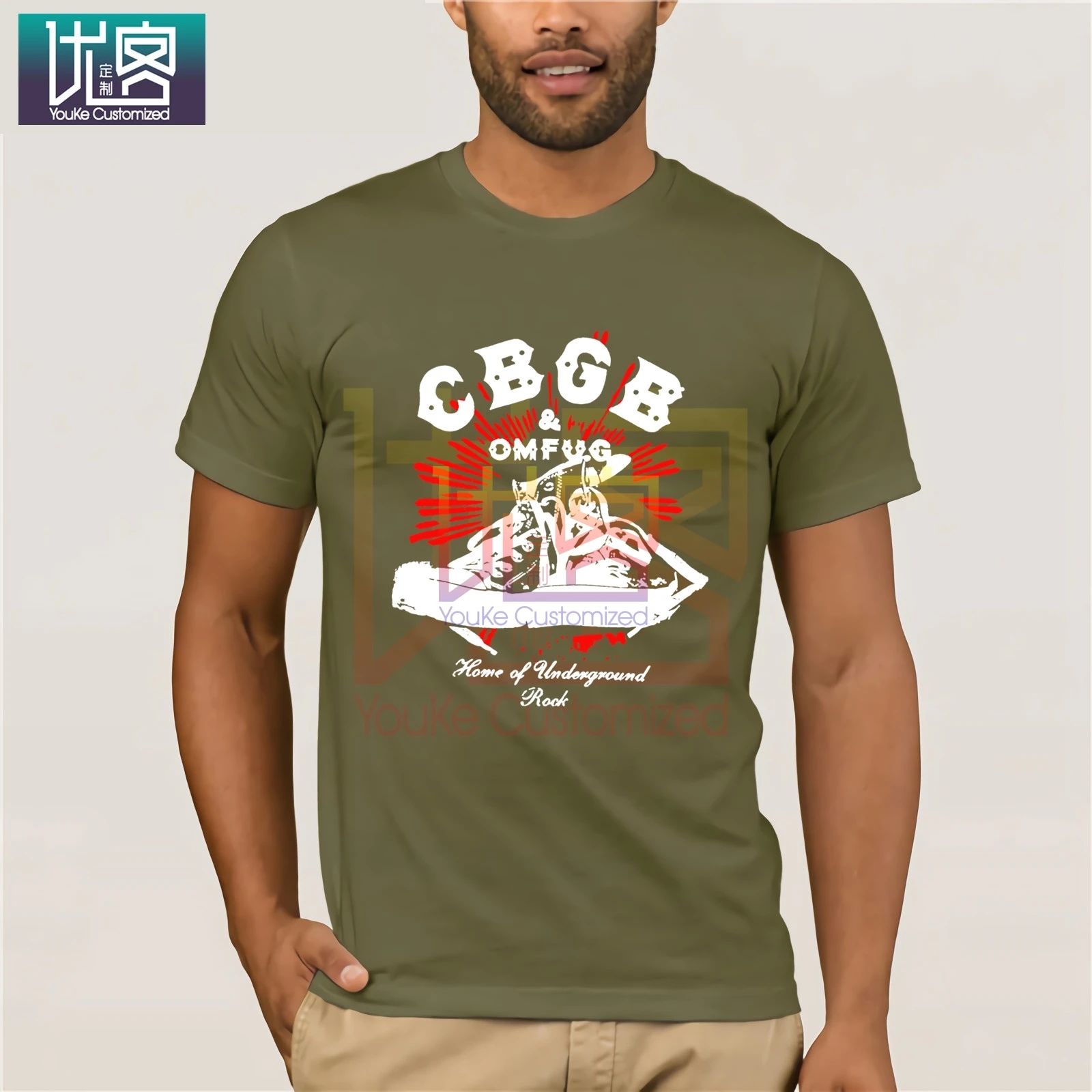 Обувь взрослая футболка Одежда популярная с круглым вырезом 100% хлопок футболки