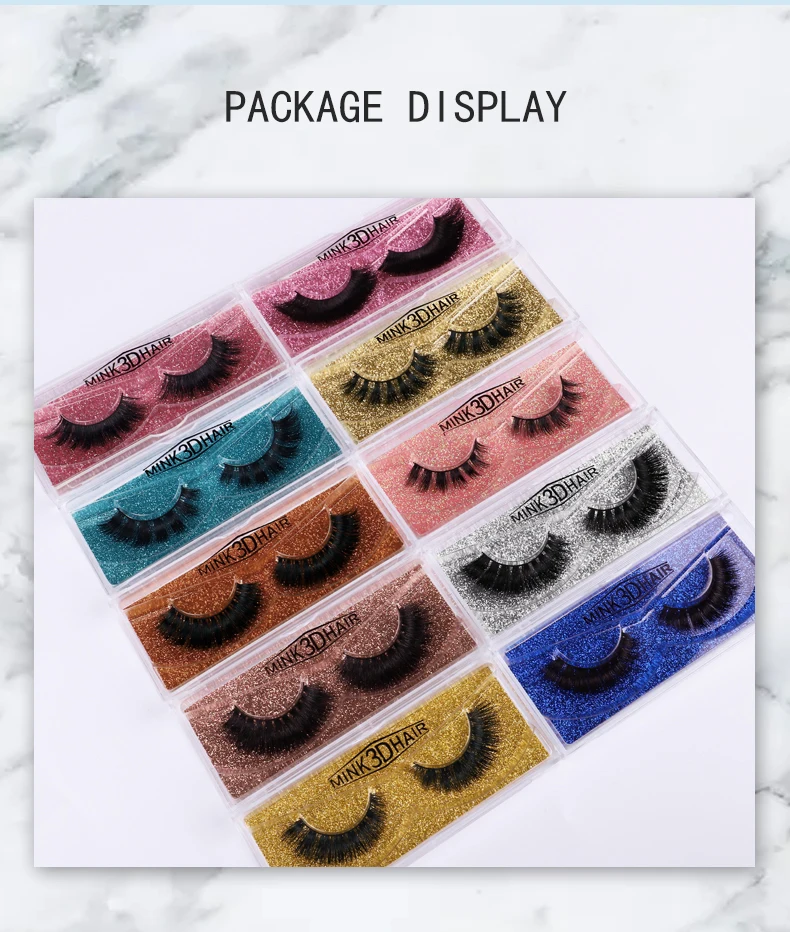 New 10styles 3D real Mink Eyelashes False Eyelashes Crisscross Natural False eyelash Makeup 3D Mink Lashes DHL free