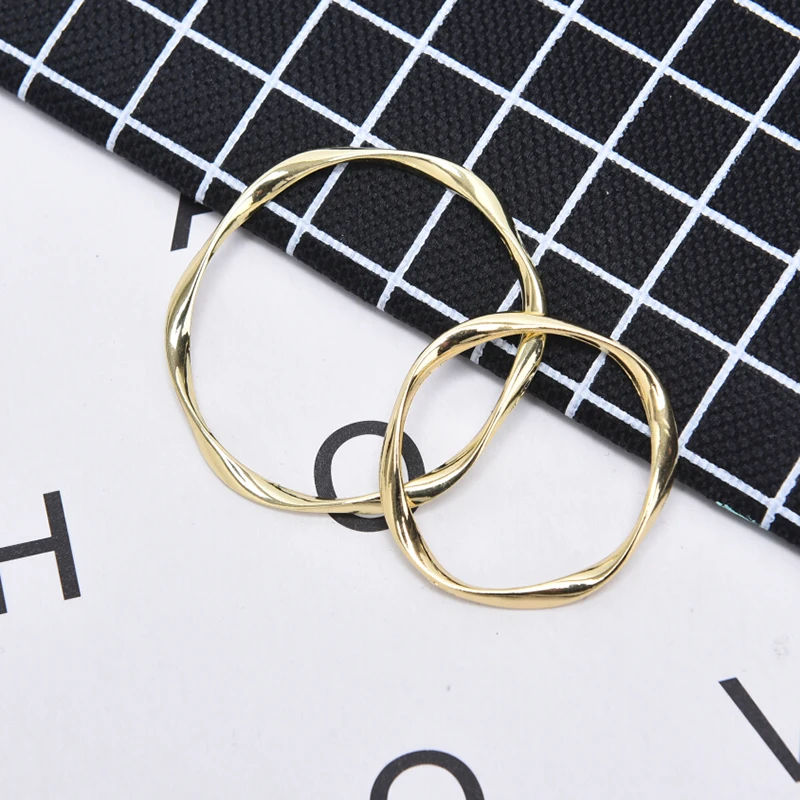 

10CS Gold Silver Color Stainless Steel Round Ring Charms For Jewelry Making Diy Circle Charms Pendant Halloween gift